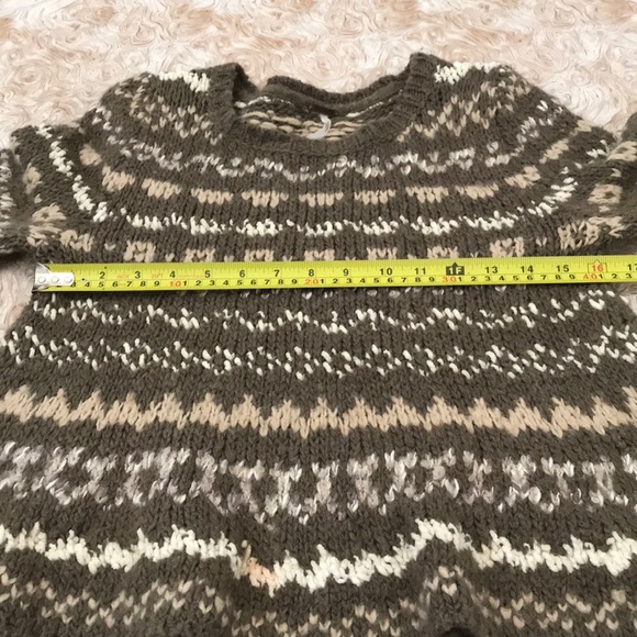 Free People through the storm sweater - Picture 4 of 8